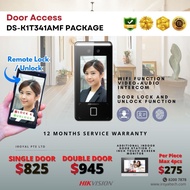 Hikvision Facial Recognition FACE MASK WEARING ALERT Two Way Audio Max 3000 & TIME ATTENDANCE Door A