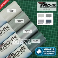 Skotlet Silver Glossy Scotlet Abu Muda Tua Gloss Stiker Grey Kilap Metalik Sticker Perak Meteran Dec