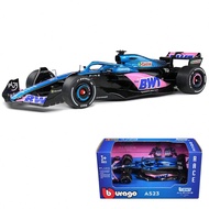 Burago 1:43 Alpine A523 #10 2023 F1 Phiên bản giới hạn Mô hình đúc hợp kim - Được BWT tài trợ, Logo