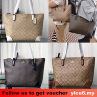 ◐☏℗Coach L large zipper one-shoulder handbag 29208 women hand bag shopping sling