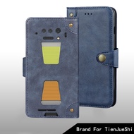 Suitable for Unihertz 8849 Tank 2 Pro Business Leather Case Phone Case Stand Protective Case Phone C
