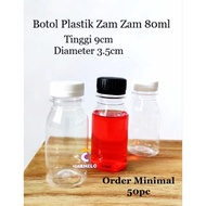 (Isi 50Pc) Botol Plastik Zam Zam 80Ml/ Botol Jelly 100Ml / Botol Plastik Jelly / Botol Plastik / Bot