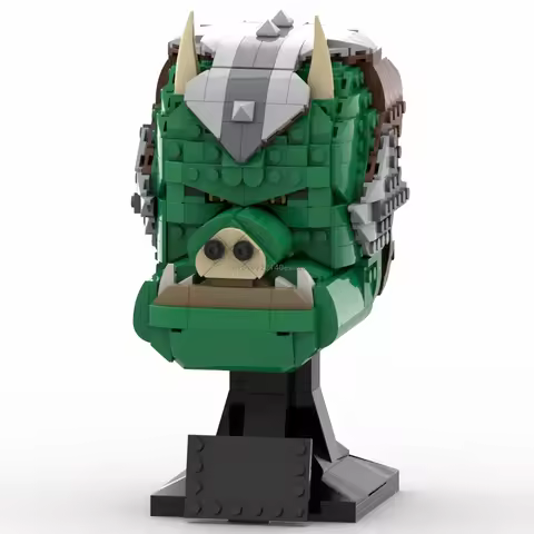 Moc 776pcs Star Battle Jabba's Gamorrean Guard Helmets Model Building Blocks Bricks Diy Education As