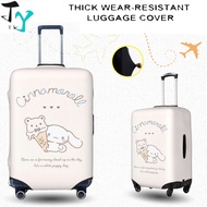 【In Stock】Cute Sanrio Cinnamoroll Thickened Luggage Cover 18/24/28/32 Inch High Elastic Travel Suitc
