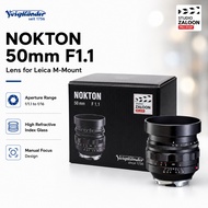 Voigtlander Nokton 50mm f/1.1 Lens Leica M-Mount | 50 F1.1