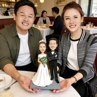 新婚 婚禮小物 結婚禮物訂製 客製化 新郎新娘 人偶 公仔 似颜绘