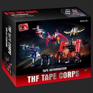 KBB Transformation THF-01P6 Six Magnetic Tape Troop G1 Laserbeak Rumble Buzzsaw Anime Action Figure 