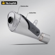 For CFMOTO 675SR-R 675R 675NK Ti Alloy Full System Exhaust Modification Kit V4 Muffler for 675SR-R 6