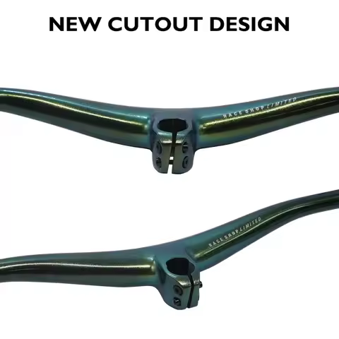 Bike RSL mountain bike full carbon fiber handlebars, integrated handlebars, XC bar, gradient color, 
