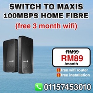 Switch To Maxis 100Mbps Wifi (Free 3 Month)