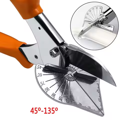 Multi Angle Mitre Siding Wire Duct Cutter 45-180 Degree PVC PE Plastic Pipe Hose Scissor Cut Housewo