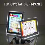 LED Crystal Light-Panel LED Desktop Decorative Lightbox Acrylic Light Box