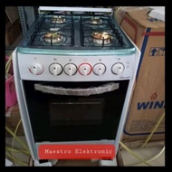 Barang Terbaru /// Stock Baru kompor win gas 4 tungku plus oven W5060