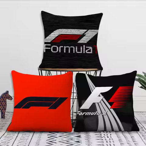 Racing F-Formula 1 Car Logo F1 Fashion cushion cover Living Room Headboard Office Bedroom Cushion So