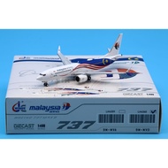 LH4360 Alloy Collectible Plane Gift  JC Wings 1:400 Malaysia Airlines Boeing B737 MAX 8 Diecast Airc