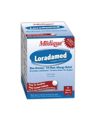 Medique MP20350 Loratadine Allergy Relief Capsule, Standard, White (Pack of 50)