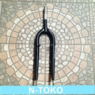 FORK - GARPU SEPEDA MTB 26" GENIO BESI HITAM 25.4 Sepeda Sparepart Termurah