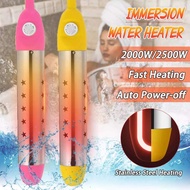 2000w Stainless Electric Heater Water Heating Element Portable Immersion Suspension Bathroom Swimming Pool Bathtub Heater h3