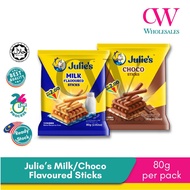 Julie's Milk Flavoured Sticks Julie Choco Stick 80g per pack