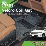 Cypress Car Mats Toyota Harrier (2013 - 2020) 3rd Gen, XU60 | Anti slip | Velcro Base