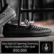 Vans Ori | Vans Style 53 Opening Ceremony Slip On Sneaker Puffer Quilt