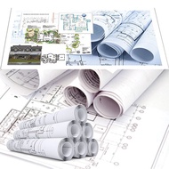 Plan Printing A2, A1 or A0 for Submission- Akitek, Survey, Consulting (Solid Color)