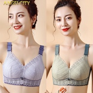 ANGELCITY Women Lace  Ladies Full Cup Bra 34-46B/C/D/E Large Bra Breathable