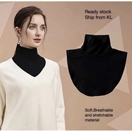 High Neck Inner Leher Dada - Turtleneck Half Inner- Inner Tutup Leher Muslimah-Neck Chest cover (Bel