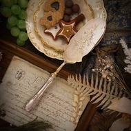 19世紀末 德意志帝國 800純銀×鍍金蛋糕鏟 附原裝柏林精品盒