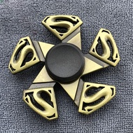 NEEDWAY Finger Spinner, Brass Color Zinc Alloy Fidget Spinner, Hand Spinner Metal ADHD Anxiety Funny