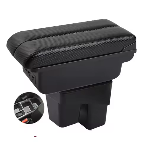 Car Armrest box Honda Fit Jazz gk5 central console storage case driver elbow support rest arm