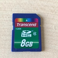 Transcend 8GB SD card SDHC Memory Card Original TESTED