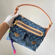 Shoulder Bag Baggy Donkey denim Bag denim Blue Tooling Bag Donkey hobo Bag Female Bag Zipper Donkey 