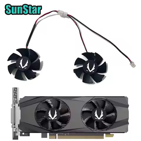 NEW 1SET 45MM GTX 1650 T125010SU Low Profile Video Card Cooler Fan For ZOTAC GeForce GTX 1650 Low Pr
