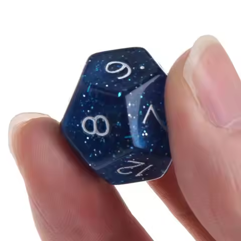 Fashion Game Creative 3x Pearl 12-sided Astrology Board Game Constellation Divination Dice