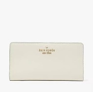 Kate Spade Wallet for Women Madison Large Slim Bifold Wallet, Meringue, Meringue, Large Slim Bifold Wallet