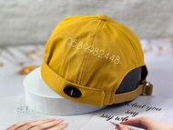 Halloween Mũ tròn miki hat không vành 7080 phong cách retro cho nam nứ - nón BANIE Hàn quốc logo góc