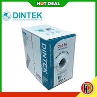 Hotdeal Dintek Cat.5e 24AWG 4P UTP Solid Cable Box - 305M LAN Cable Copper Wire Wayar Tembaga Wayar 