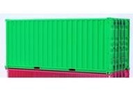 全新塑膠模型套件：1/24 比例 20 英尺貨櫃（綠色）「Car NEXT 系列 No. 1001」
