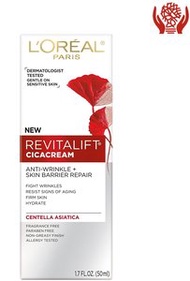 L’Oréal Paris - Revitalift Cicacream Centella 抗衰老面部保濕霜 50 毫升（1.7 盎司）