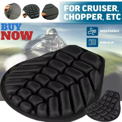 Universal Sun Protection Motorcycle Seat Cushion Motorcycle 3D Comfort Gel Seat Cushion Hock Absorpt