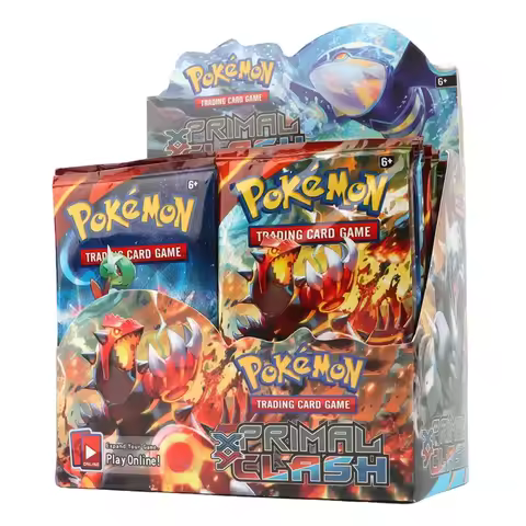 360Pcs English version Pokémon TCG XY—Primal Clash Booster Box Pokemon trade card 36 Pack Box