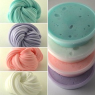 B 30G Box Slime Fluffy Foam Clay DIY Soft Cotton Charms Kit Cloud Toys For Kids Cotton Butter Slime Ramen Dough Butter Slime Super Light Clay Decompression Color Slime