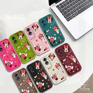 For OPPO A53 A33 A57 A57S A60 A77 A77S A79 A94 A93 A1 Pro A1K F11 Casing Cartoon Cute Stars Minnie S