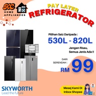 Skyworth Refrigerator | Options From 530L - 820L | Flexible Combo With Other Appliances | Chat Us Vi