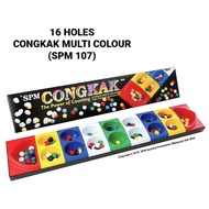 (1UNIT) CONGKAK Multi Colour [16 Holes] | SPM 107 X 1UNIT