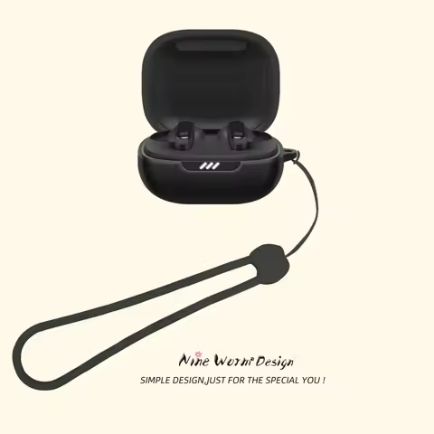for JBL Live Pro 2 TWS Case Earphone Protective Live Pro2 Cover Anti-fall Soft Silicone Wireless Blu