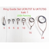 Fue-K5X20 Ring Guide Set Marit Complete Fishing Rod Mamarit Non Fuji Contents 9 Feet 1 Top Ring Torz