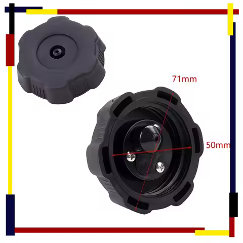 Motorcycle Generic Gas Fuel Tank Cap Easy Installation for 50cc ATV 4 Wheeler Quad Universal 4 Wheel