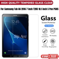 LAYAR Samsung Tab A6 | Samsung Tab A6 2016 | T285 T280 P585 P585Y P580 7 10.1 Inch Anti-Scratch Glass Screen Protector Tempered Glass Tablet Screen Protector - Samsung Tab a 2016